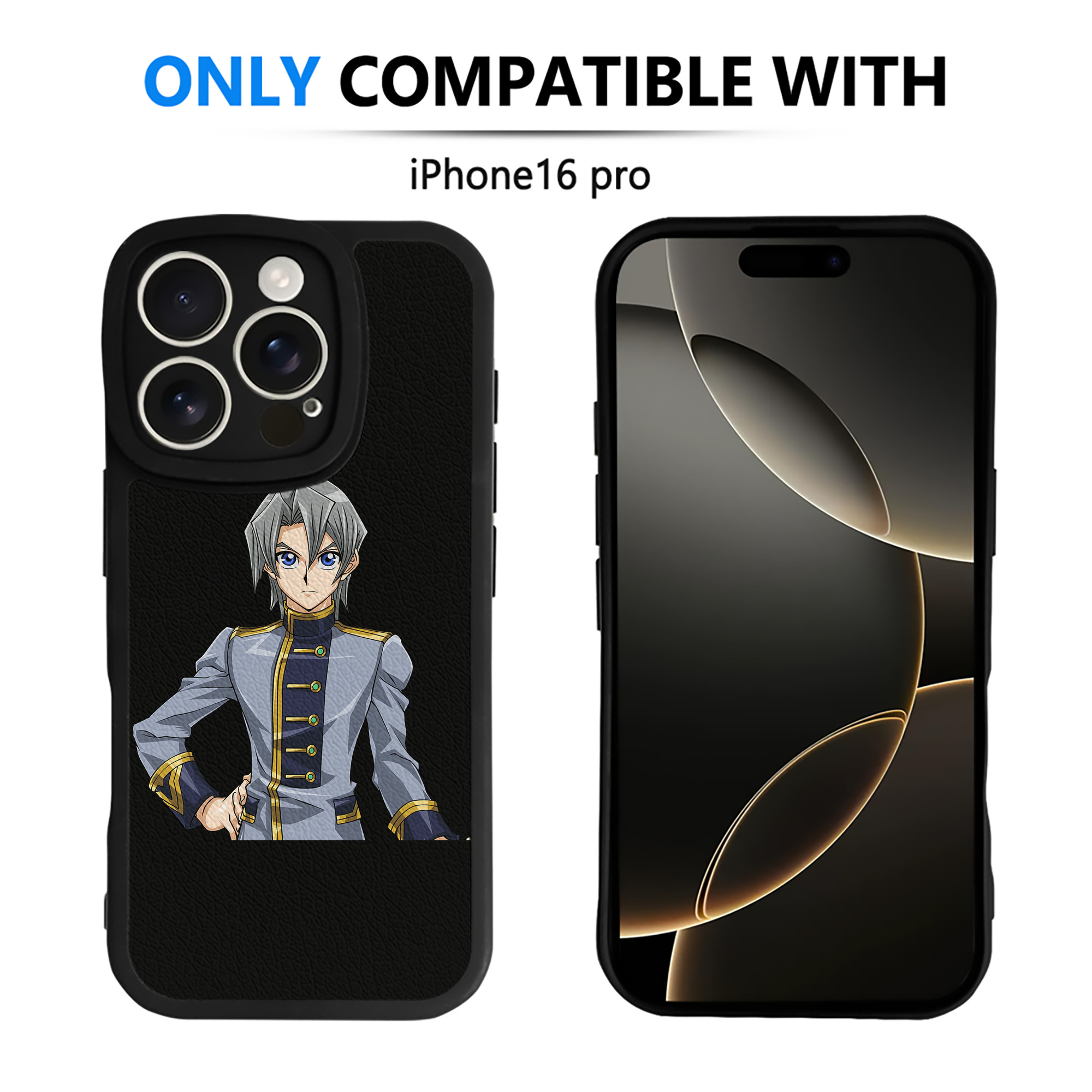 遊☆戯☆王 Yu-Gi-Oh! 【iPhone 16シリーズ対応】シリコンスマホケース（レザー調） 材質：シリコン